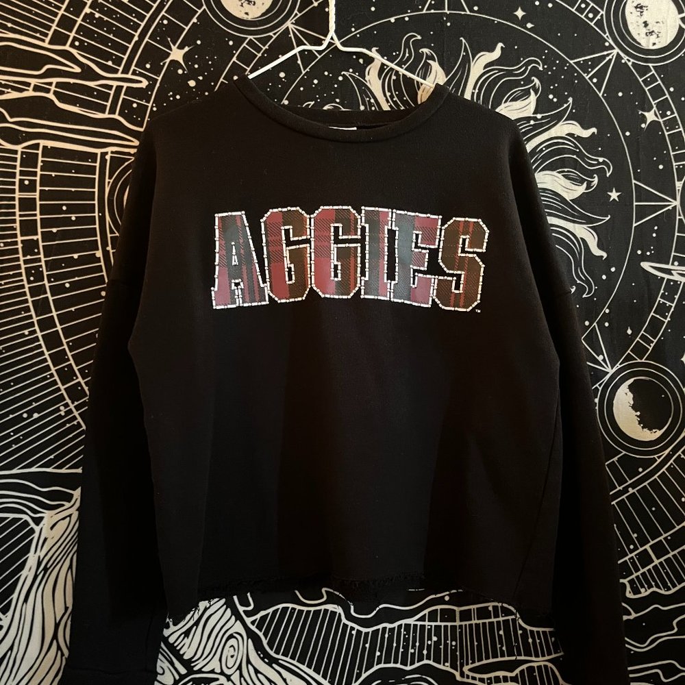 Aggies Black Sweater - PINK - S